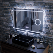 LED Mirror E30S/65X45, Touch and Demist Function, Cosmetic Light, 65x45cm, Cold Light 6000K