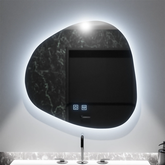 Organic LED mirror 60x60cm, Duna Touch, Demister System, Dimmable