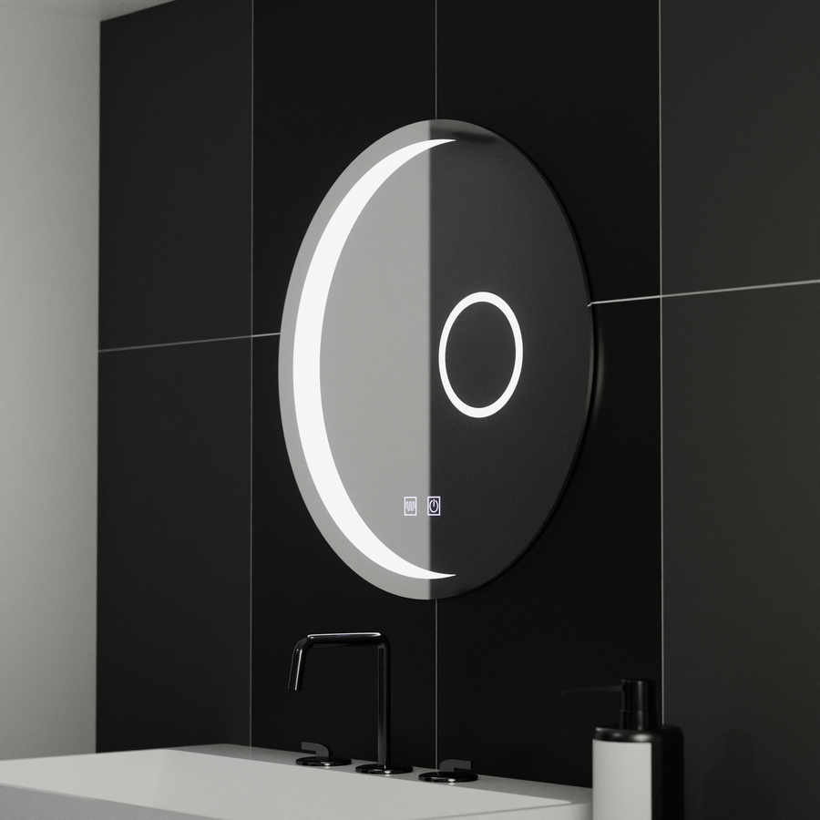 Mirror LED round 60cm orbis touch system disabling