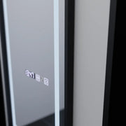 Mirror LED rectangula 60x150cm Bianca Sensor Radar Marcello Clock Defrost & Dimable Thermometer