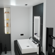 Mirror LED rectangular 50x70cm Touch Koven Disabling System