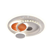 LED LED HELIOX, 43W, 4 circles, cold/hot/neutral light, white