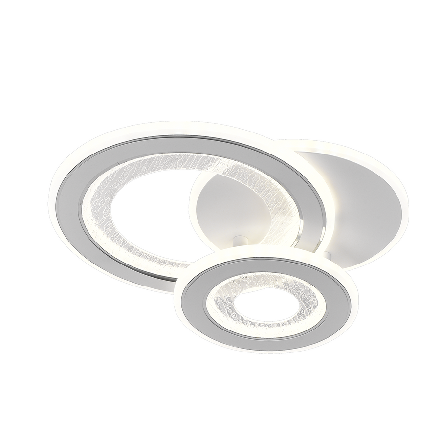 LED LED NYXORA CIRCO, 36W, 3 circles, cold/hot/neutral light, white