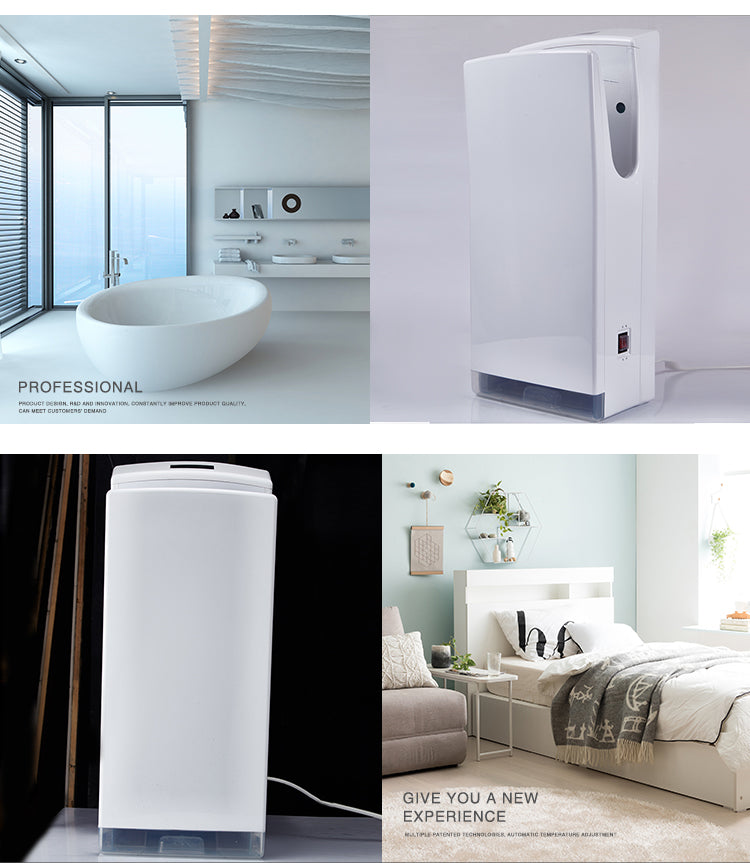 Sensor Hand Dryer, 1200W, White, Plastic, FL/2020