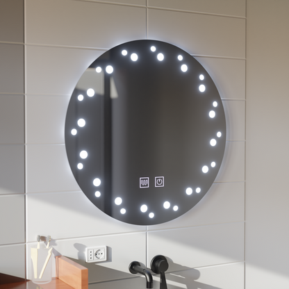 LED Mirror Touch Ivory Defog System 70X70cm