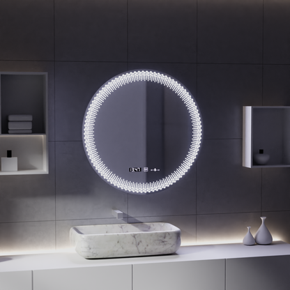 60cm round LED mirror - stellaire touch system unknown disabling