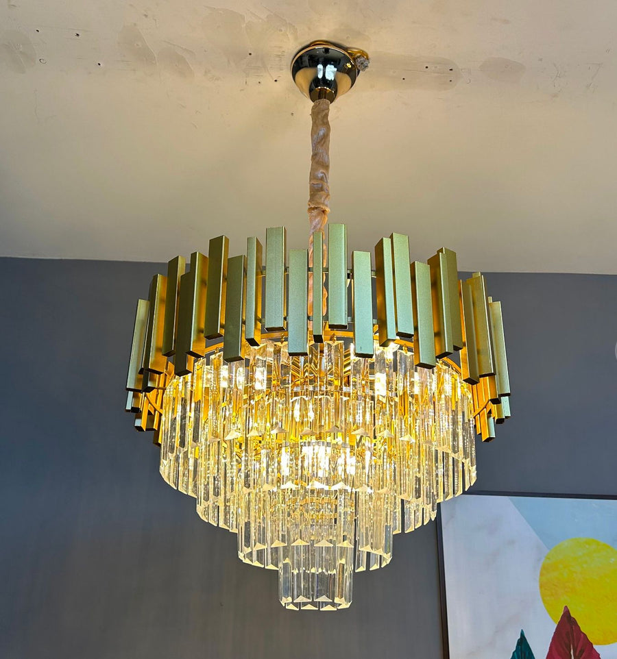 Davis Chandelier 9x E14 Gold 