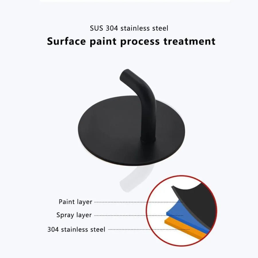 Black Self-Adhesive Hanger GJ651