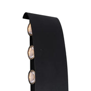 Fantas Indoor/Outdoor LED Wall Lamp, 10 Sources x 1W, IP65, Black, 3000K