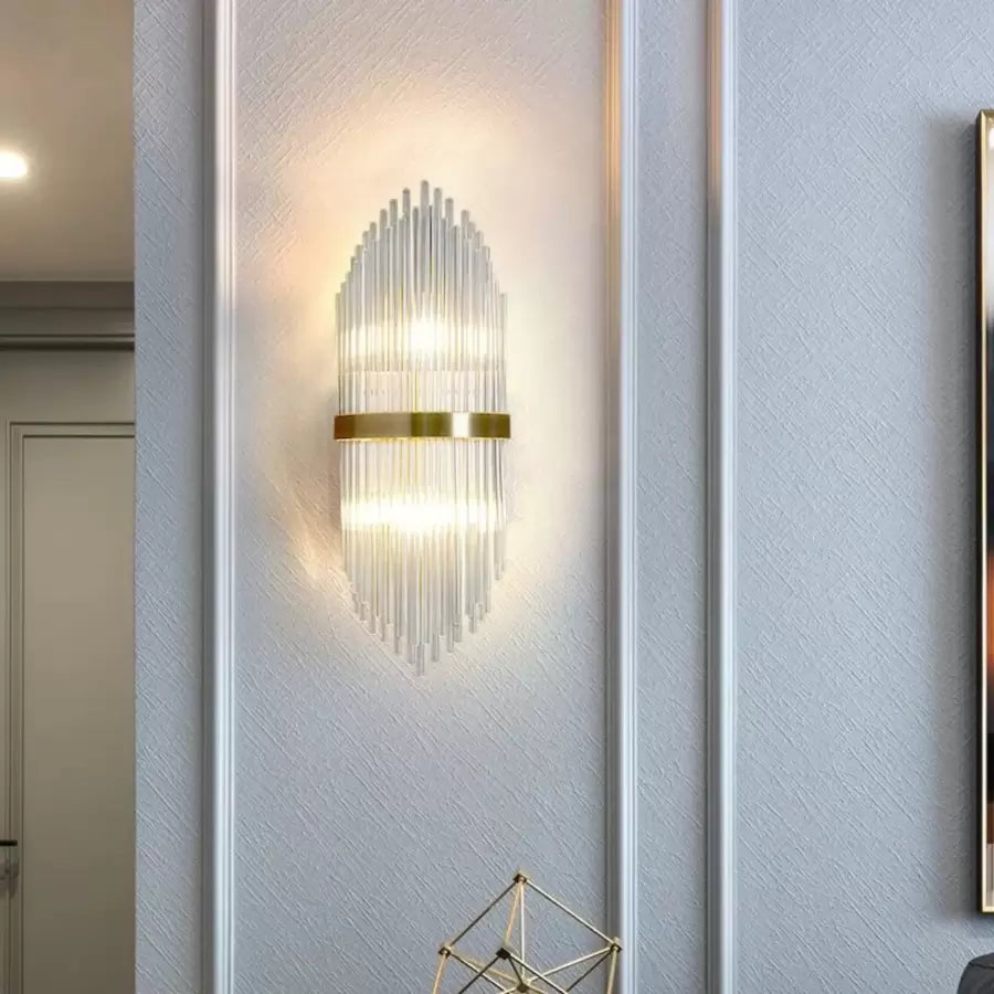Cristal Ezequiel lamp 2x E14 Gold