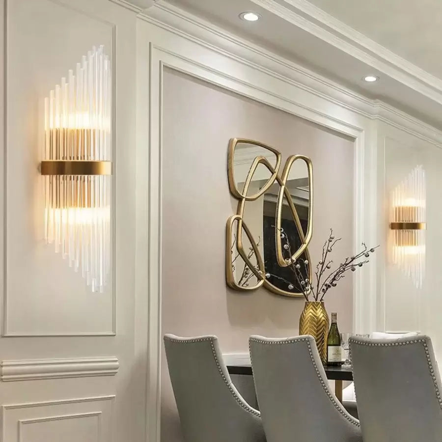 Cristal Ezequiel lamp 2x E14 Gold