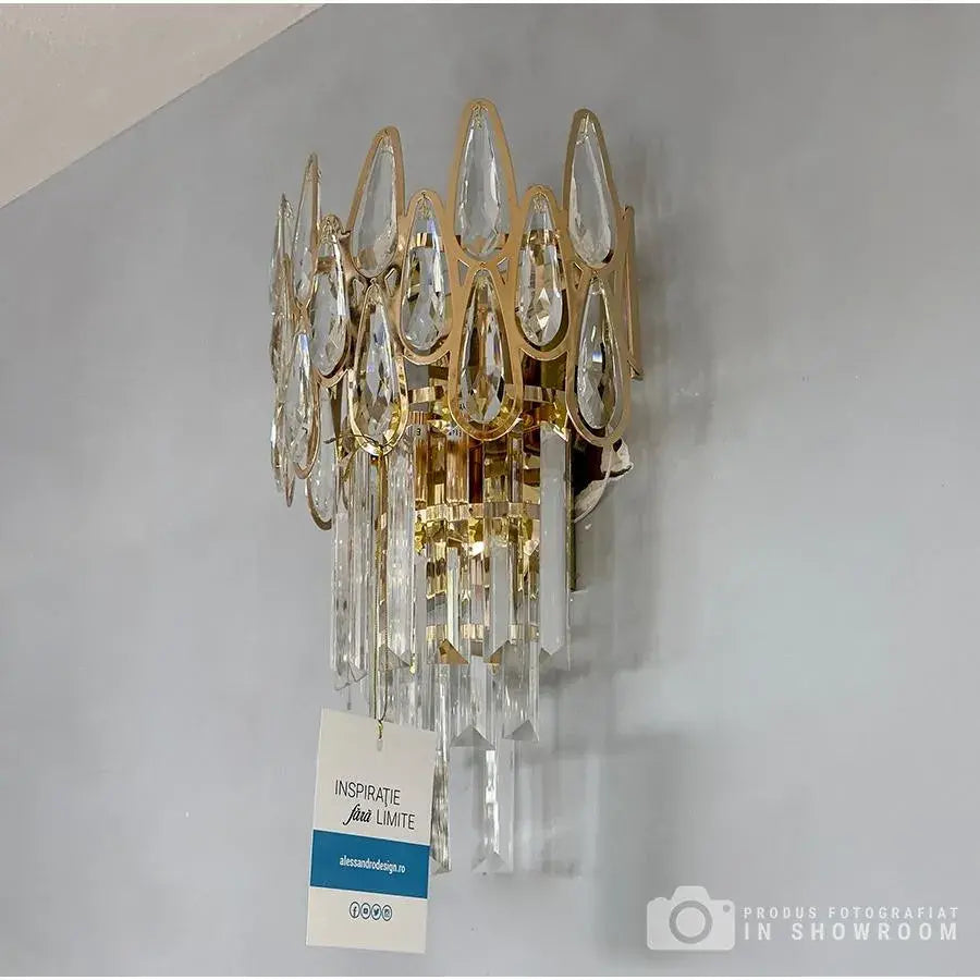 Cristal Jeannette lamp 2x E14 Gold