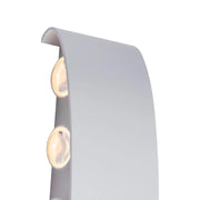 Fantas Indoor/Outdoor LED Wall Lamp, 10 Sources x 1W, IP65, White, 3000K