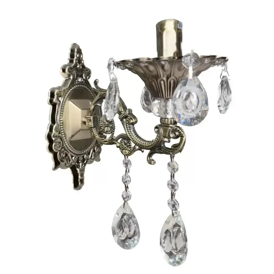 SANSSOUCI Wall Lamp, 1x E14, Antique Bronze