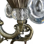 SANSSOUCI Wall Lamp, 1x E14, Antique Bronze