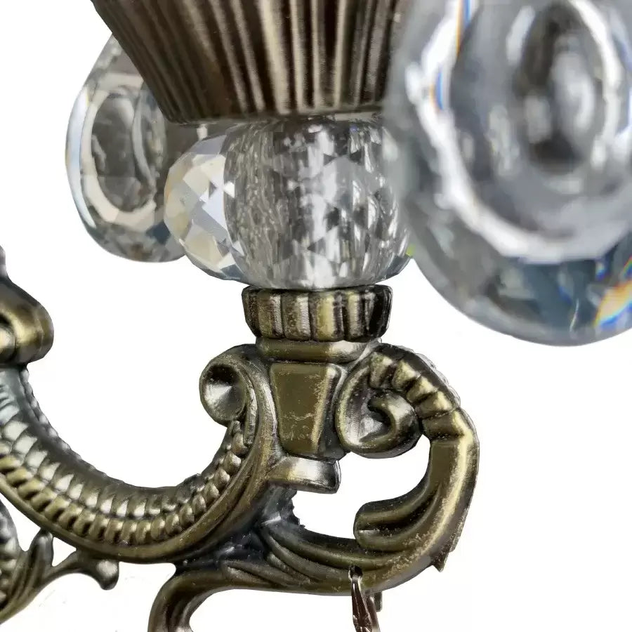 SANSSOUCI Wall Lamp, 1x E14, Antique Bronze