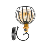 Junda Wall Lamp, 1*E27, Metal, Black
