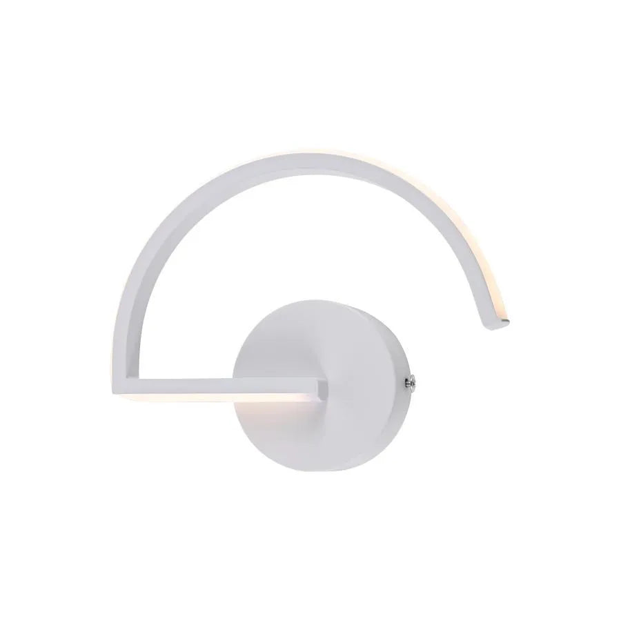 Akay 48W LED wall lamp, Silicon and Metal, White