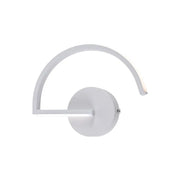 Akay 48W LED wall lamp, Silicon and Metal, White