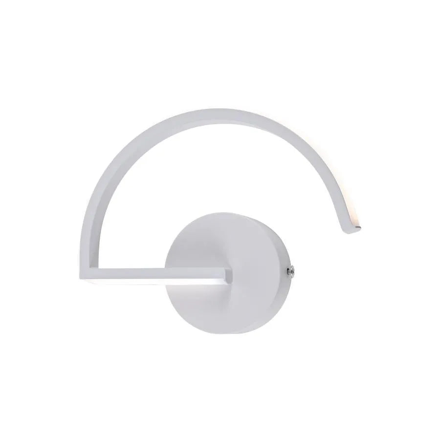 Akay 48W LED wall lamp, Silicon and Metal, White