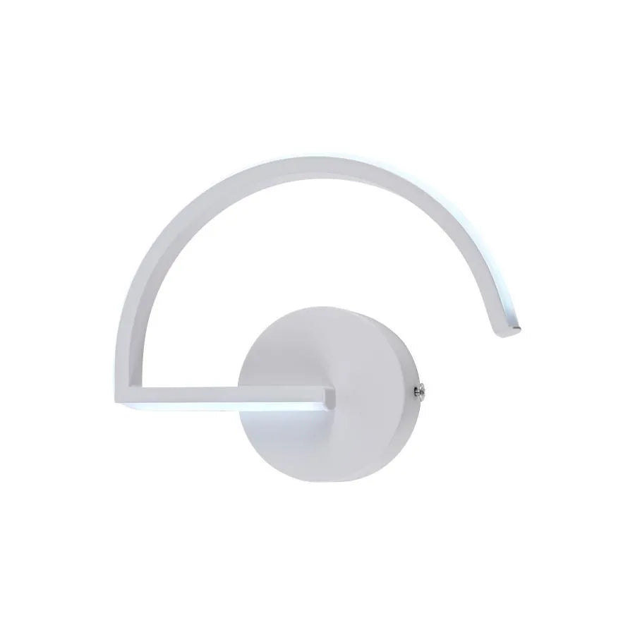 Akay 48W LED wall lamp, Silicon and Metal, White