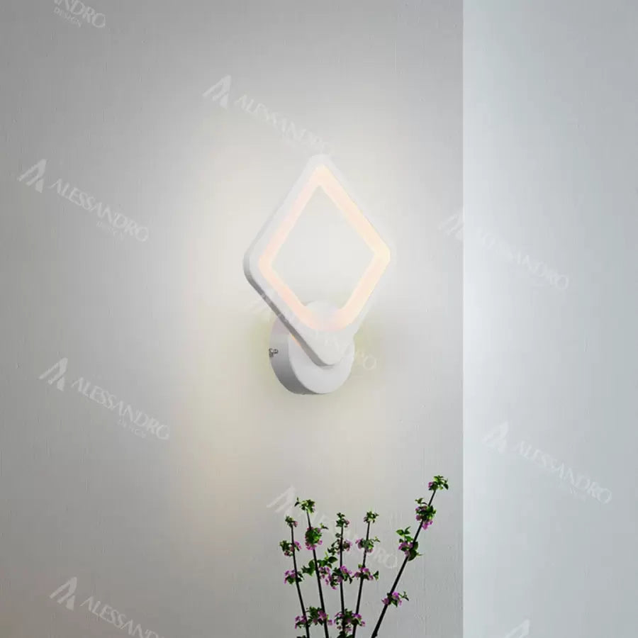 Akila LED Wall Lamp, 12W, White, Cold/Warm/Neutral Light 