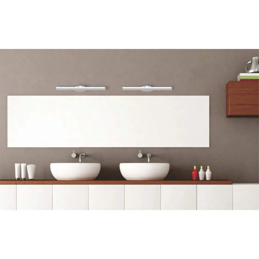 LED Bathroom Wall Light Dema 6W 6500K IP44 Silver 