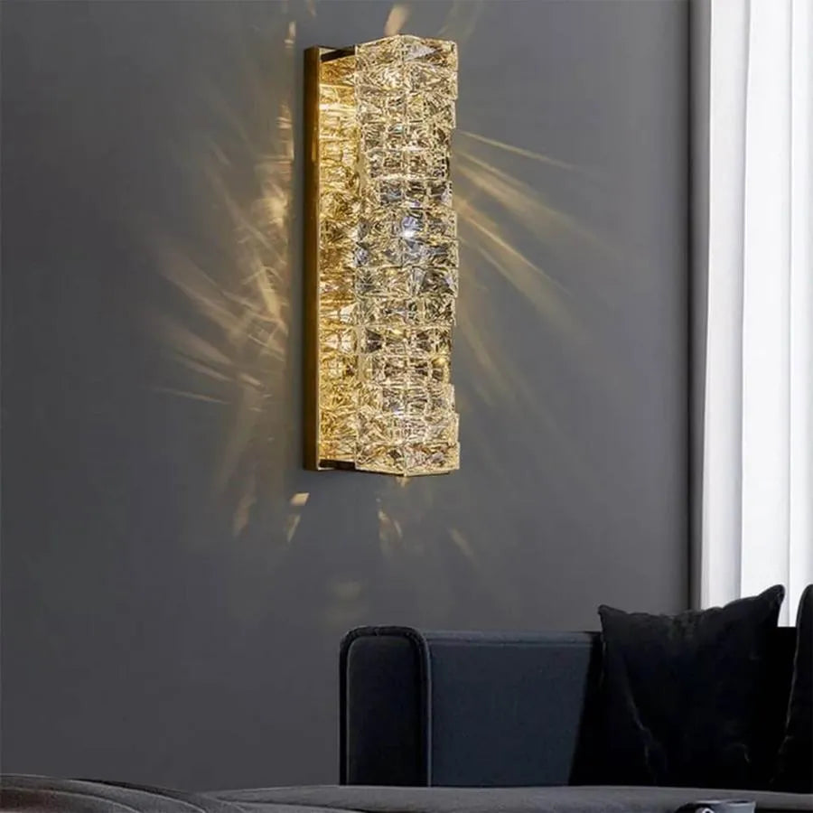 Betina Crystal LED Wall Lamp 32W Silver 