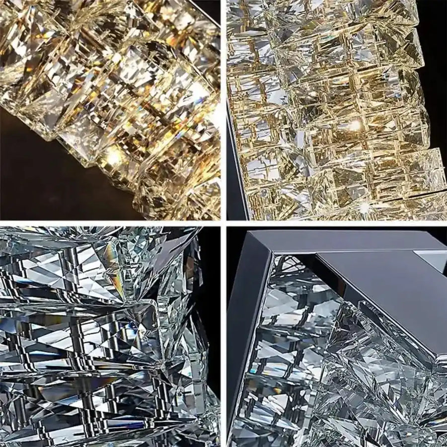 Betina Crystal LED Wall Lamp 32W Silver 