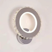 Samy Crystal LED Wall Lamp 34W Silver