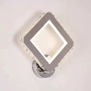 Santana Crystal LED Wall Lamp 34W Silver