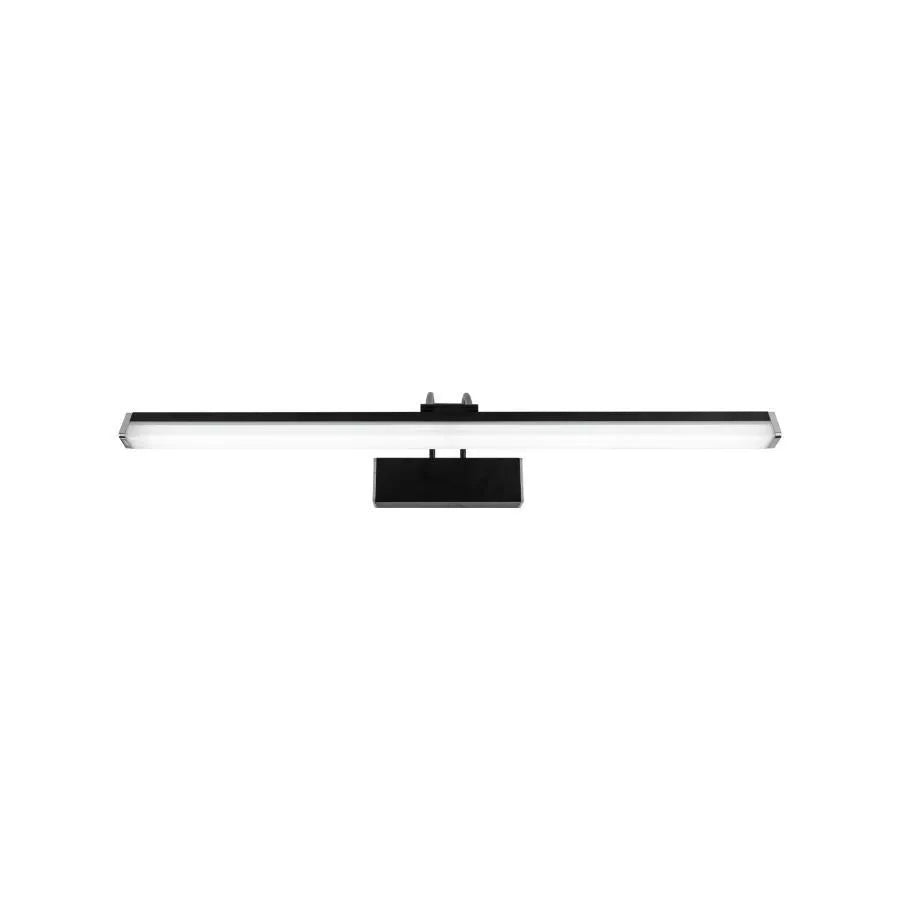 Caja LED Bathroom Wall Light, 20W, Metal, Black and Chrome