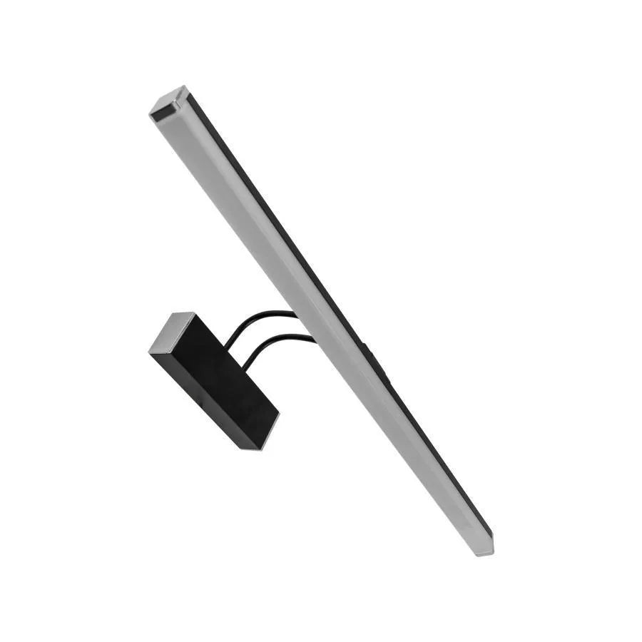 Caja LED Bathroom Wall Light, 20W, Metal, Black and Chrome