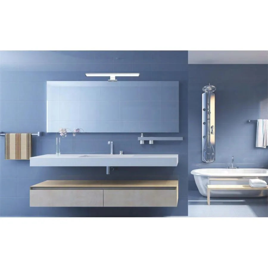 Sirus LED bathroom wall light, 12W, 60cm, 6500K, Chrome