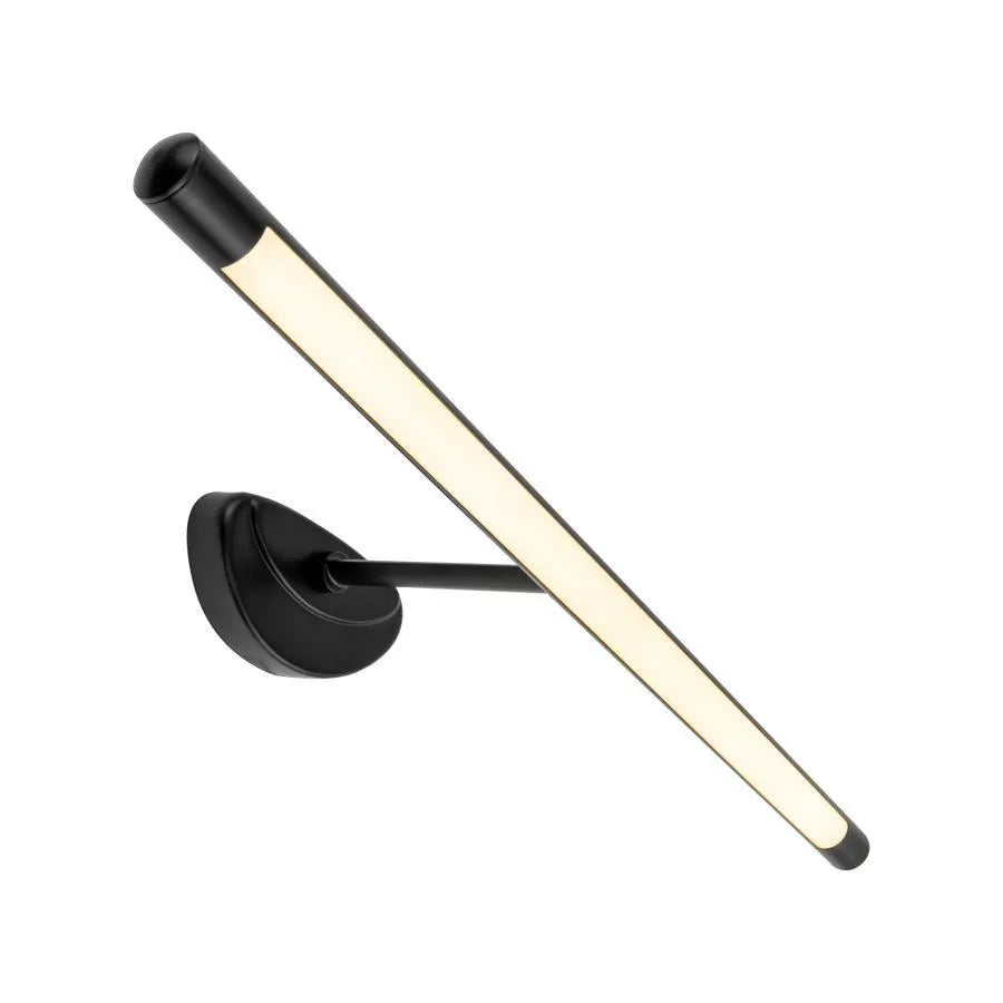 Sith LED Bathroom Wall Light, 20W, Metal, Black and Gold