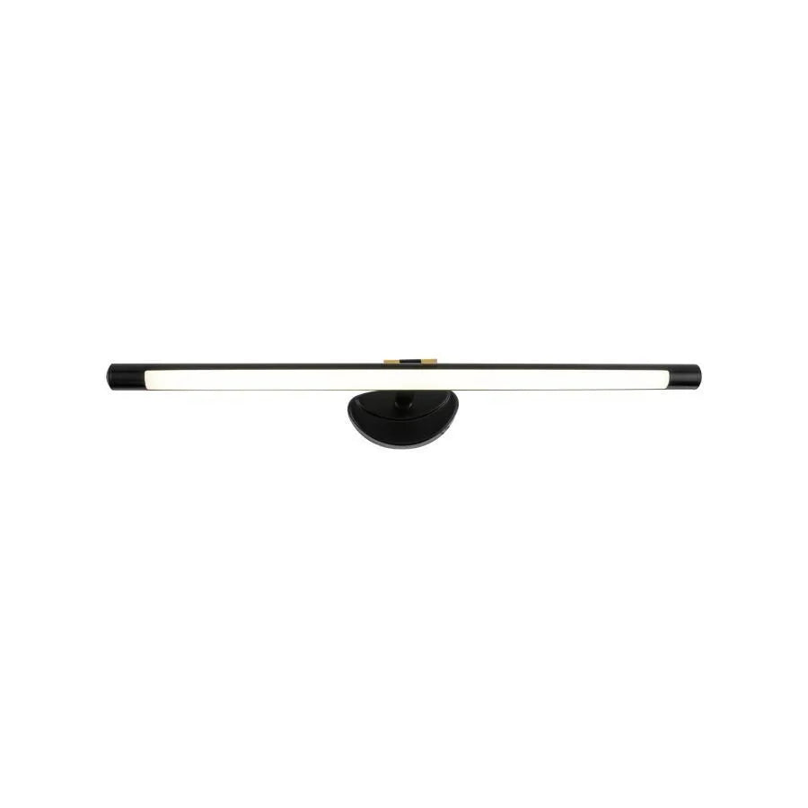 Sith LED Bathroom Wall Light, 20W, Metal, Black and Gold