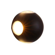 Abdera 4W IP65 Outdoor LED Wall Light Black