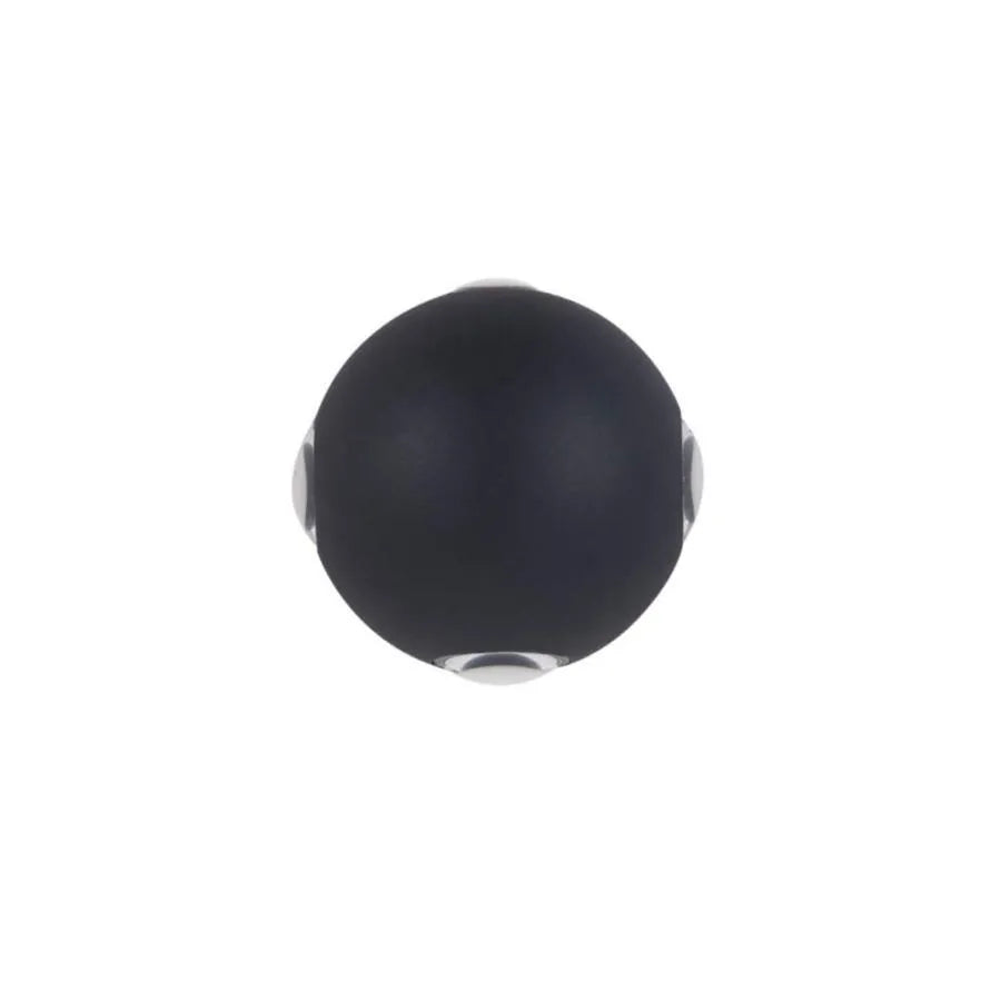 Abdera 4W IP65 Outdoor LED Wall Light Black