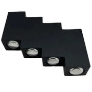 Aeetes Outdoor LED Wall Light, 8W, Metal, Black