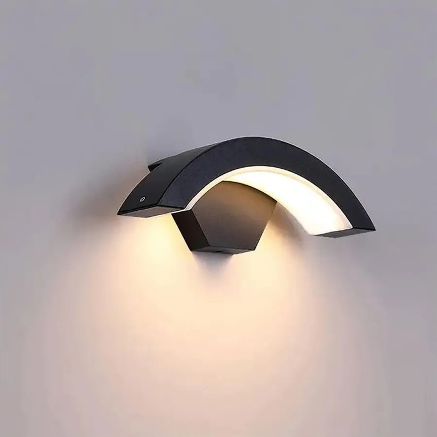 Outdoor LED lamp Harera, 12W, Metal, Black