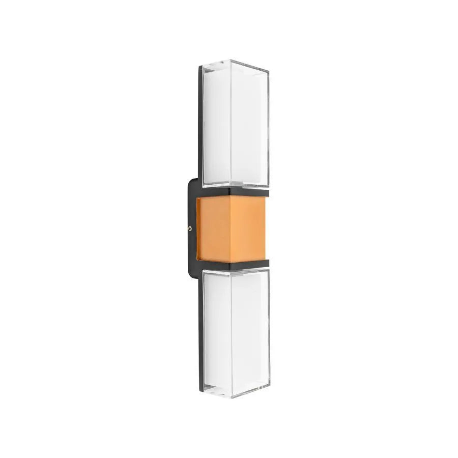 Kaala Outdoor LED Wall Lamp, 10W, Metal, Gold and Black