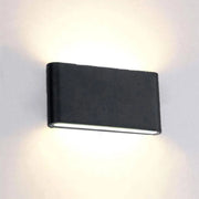 Mavra 12W IP65 Outdoor LED Wall Light Black