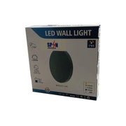 Molan 12W 6000K IP65 Gray Outdoor LED wall light