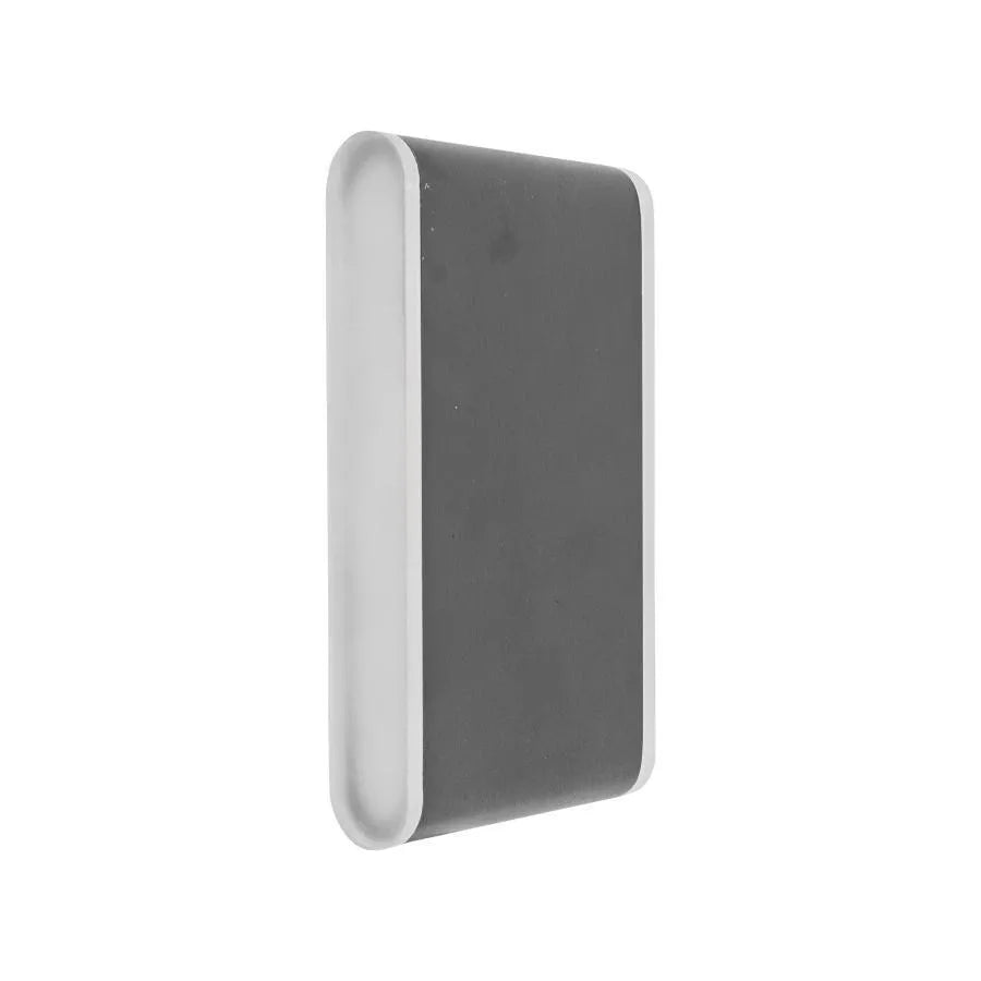 Velsi Outdoor LED Wall Light, 12W, Metal, Black