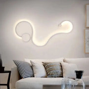 Deborah 38W Decorative LED Wall Lamp Cold/Warm/Neutral Light Metal and White SIlicon 