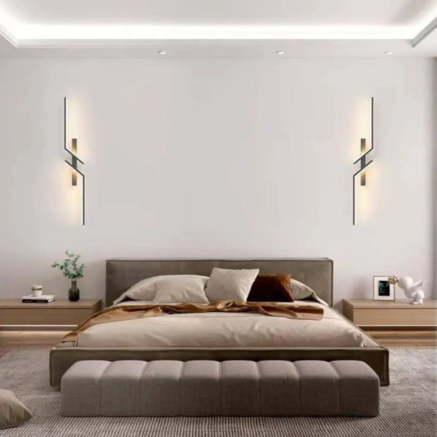Elliana LED Wall Lamp 18W Black White 