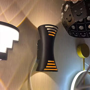 Outdoor LED Wall Lamp Brycen 10W Gold Black