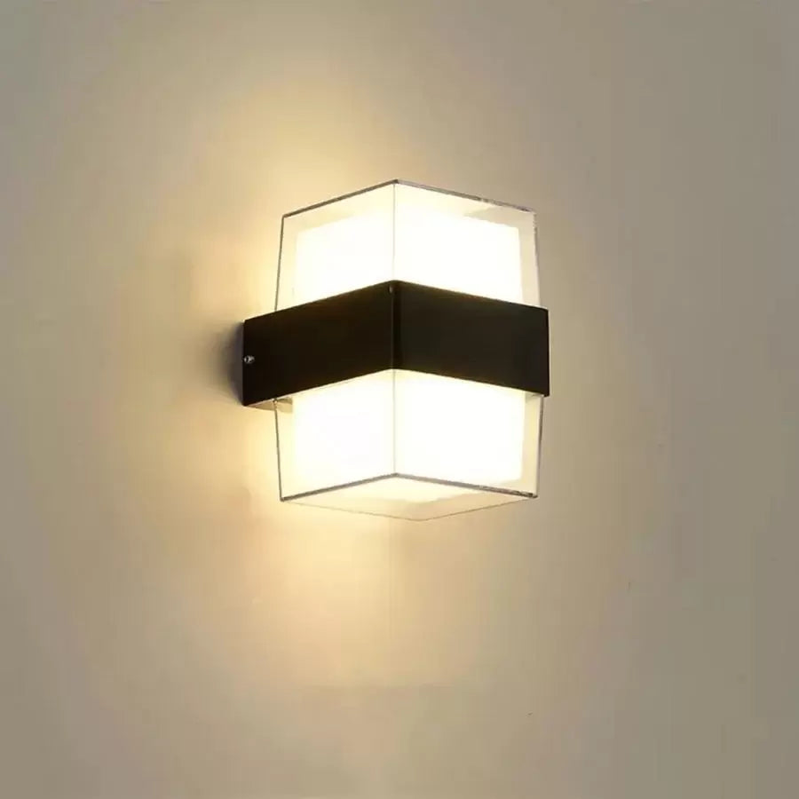 LED Outdoor Wall Lamp Kennedy 12W Black White
