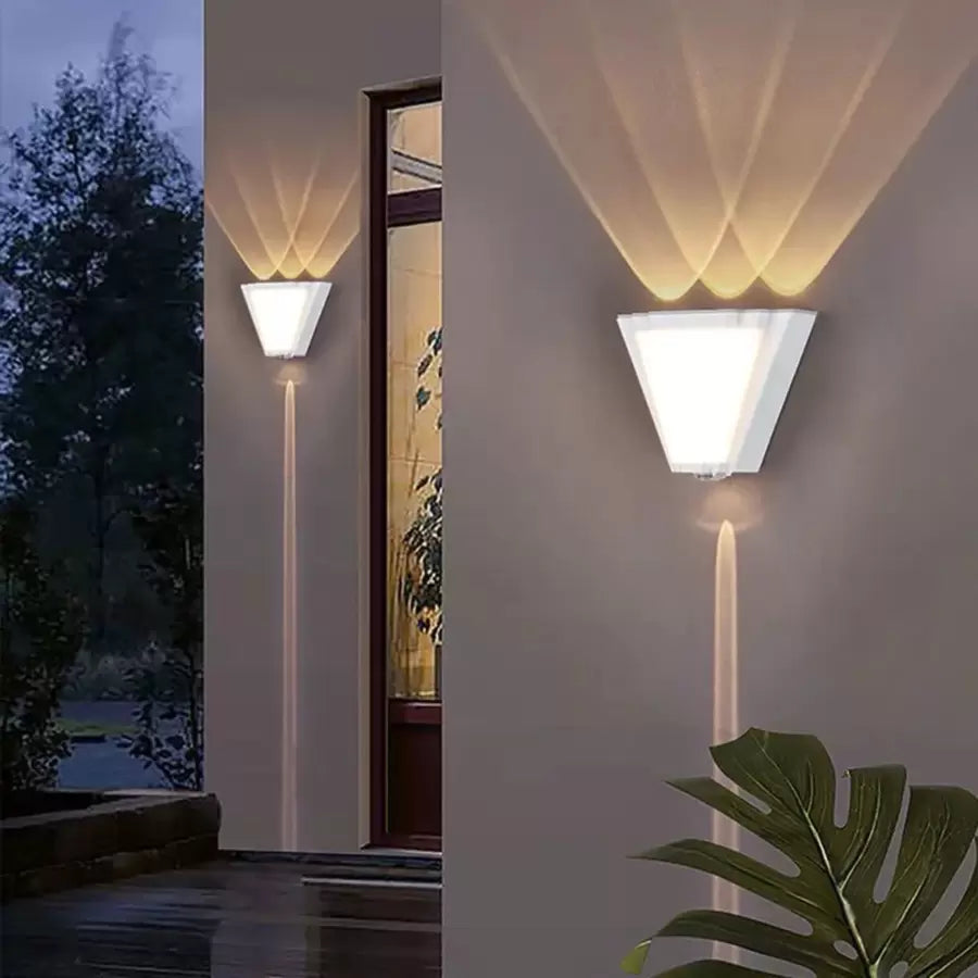 Kyler 9W Outdoor LED Wall Light White