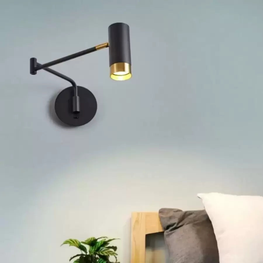 Fernando 5W LED Wall Lamp Black Gold